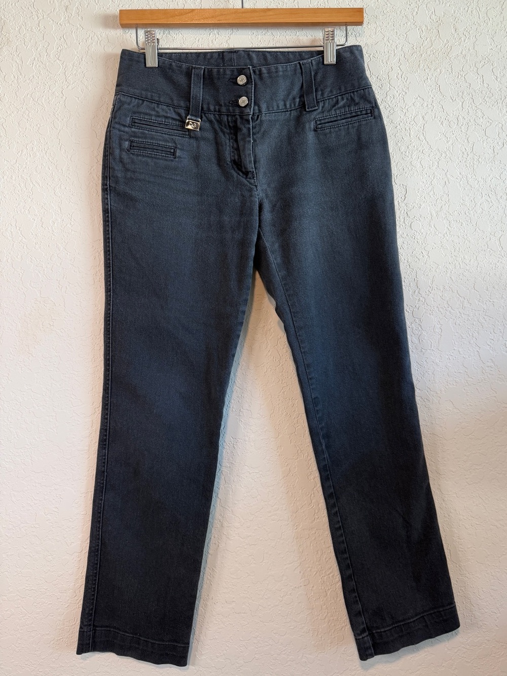 Dolce & Gabbana Black Denim Cropped Capri Pants Jeans IT 40 Made in Italy